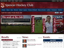 Tablet Screenshot of hockey.spencerclub.org